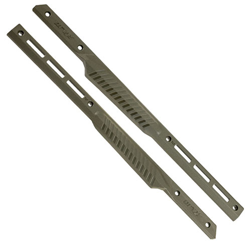 Potenzia il tuo MDT Oryx Chassis con i pannelli laterali M-LOK, che offrono personalizzazione, design elegante e supporto per pesi per un equilibrio ottimale.